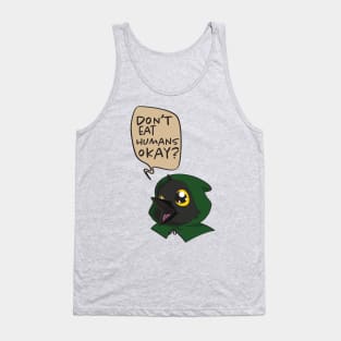 Kiri the Kenku: Don't Eat Humans Okay? Tank Top